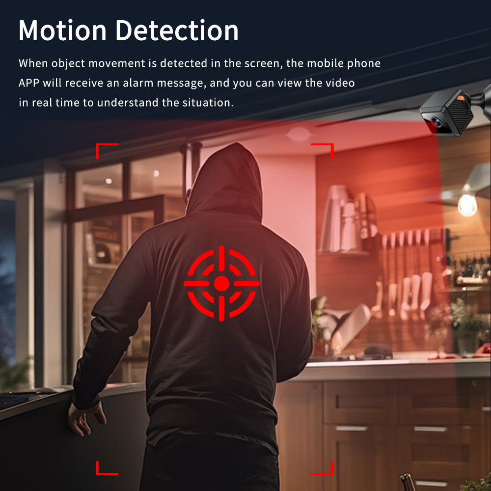 1080P Small Cube Mini HD WiFi Camera,Night Vision, Ideal for Home & Outdoor Security Surveillance