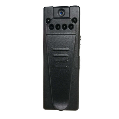 Close-up of the Pro HD body camera lens showing the four infrared LEDs for clear night vision recording.