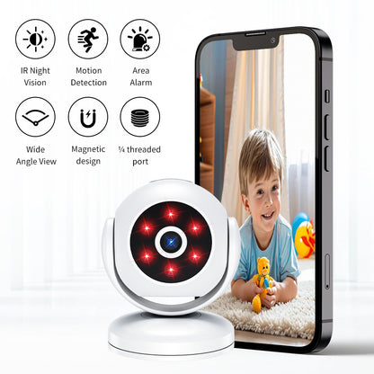 Best 1080P HD smart WiFi security camera with night vision and motion detection.
