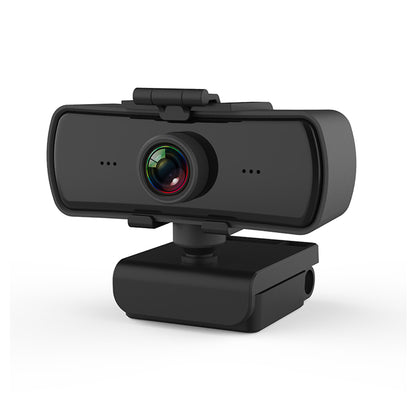 2K HD Webcam with autofocus and built-in microphone in a professional matte black finish, shown from a three-quarter angle.