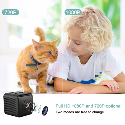 Smart HD Mini WiFi Camera Support Night Vision & Motion Detection & TF Card