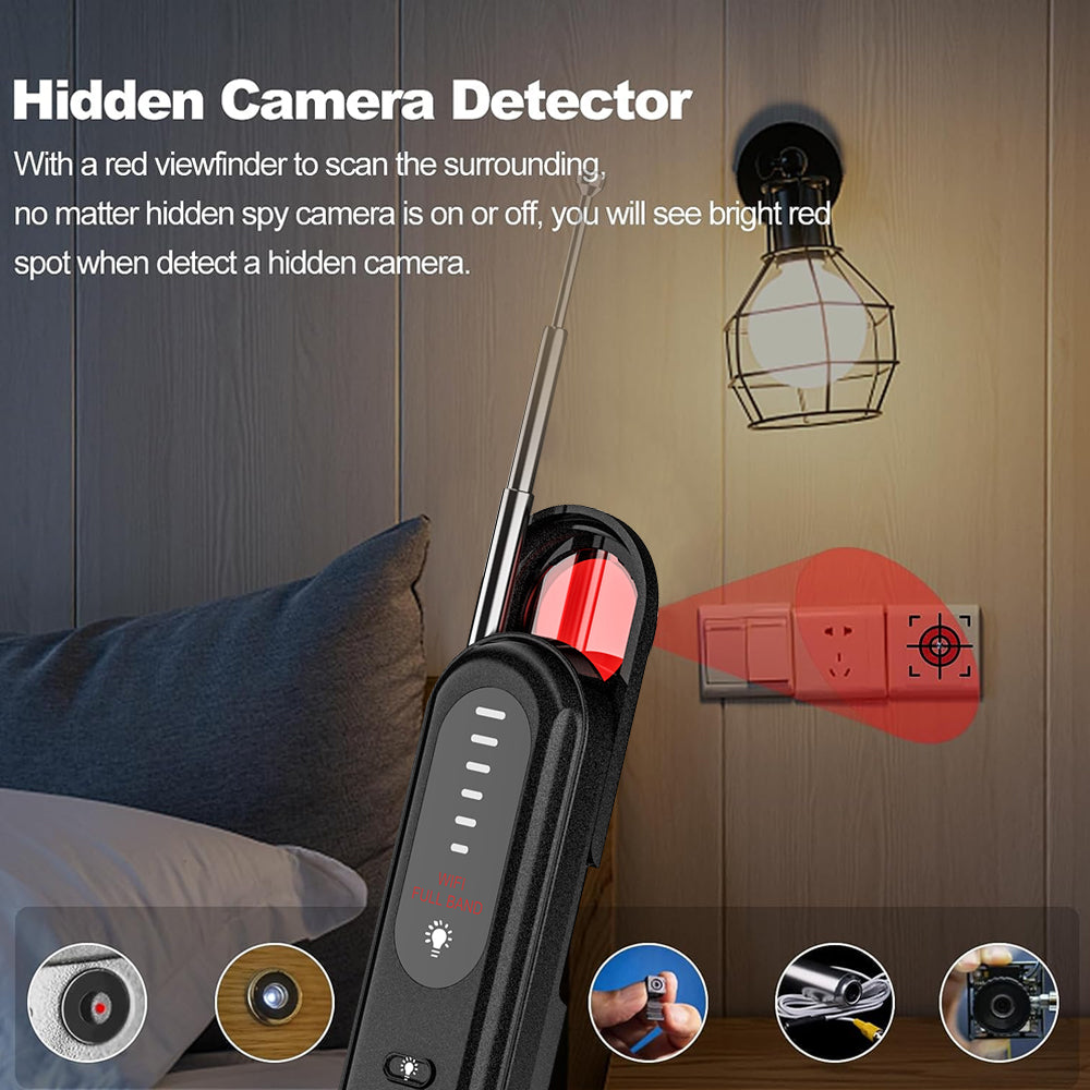 Hidden Camera Detectors,GPS Tracker Portable Spy Camera Finder Hidden Device