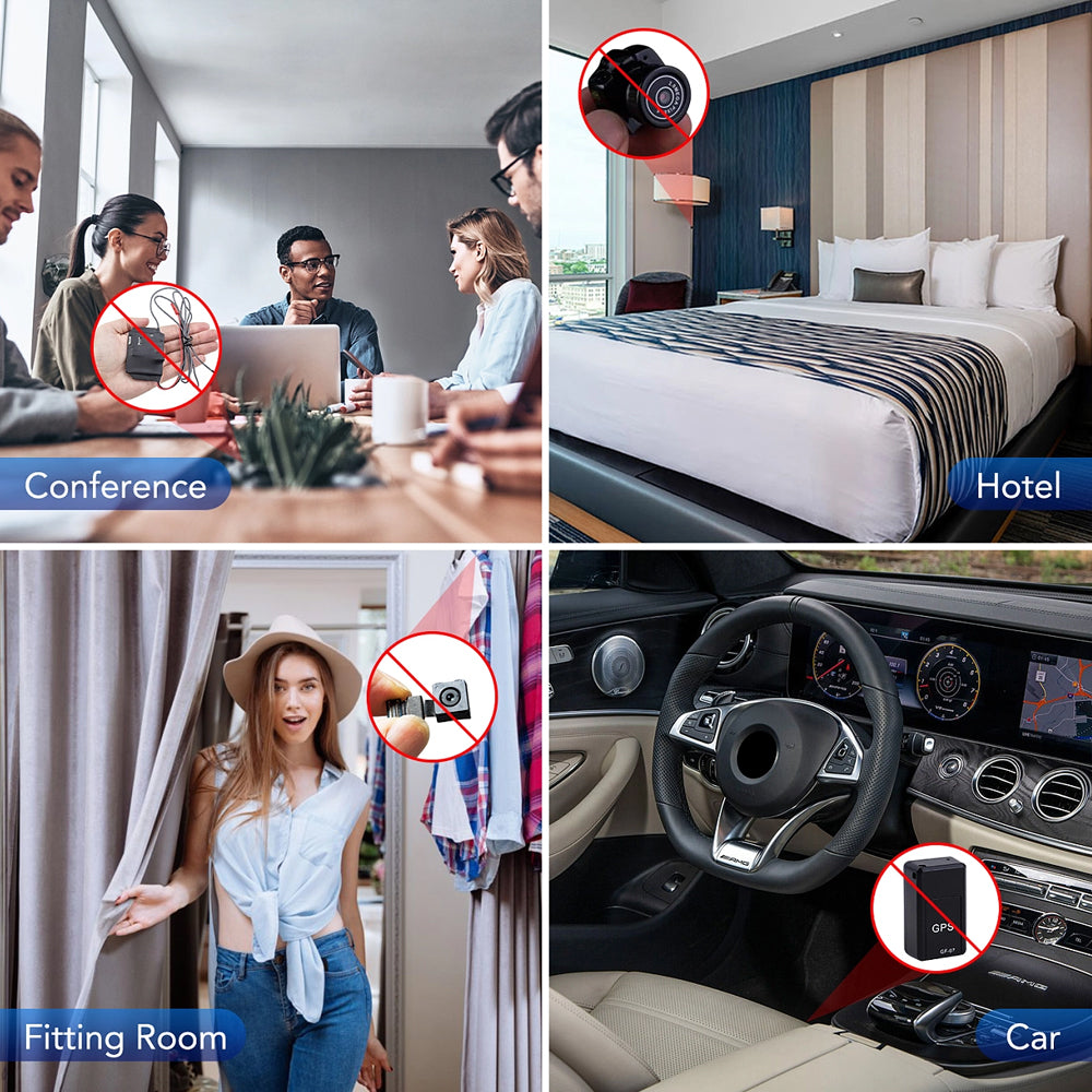 Hidden Camera Detectors,GPS Tracker Portable Spy Camera Finder Hidden Device