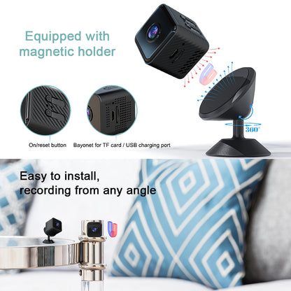 Smart HD Mini WiFi Camera Support Night Vision & Motion Detection & TF Card