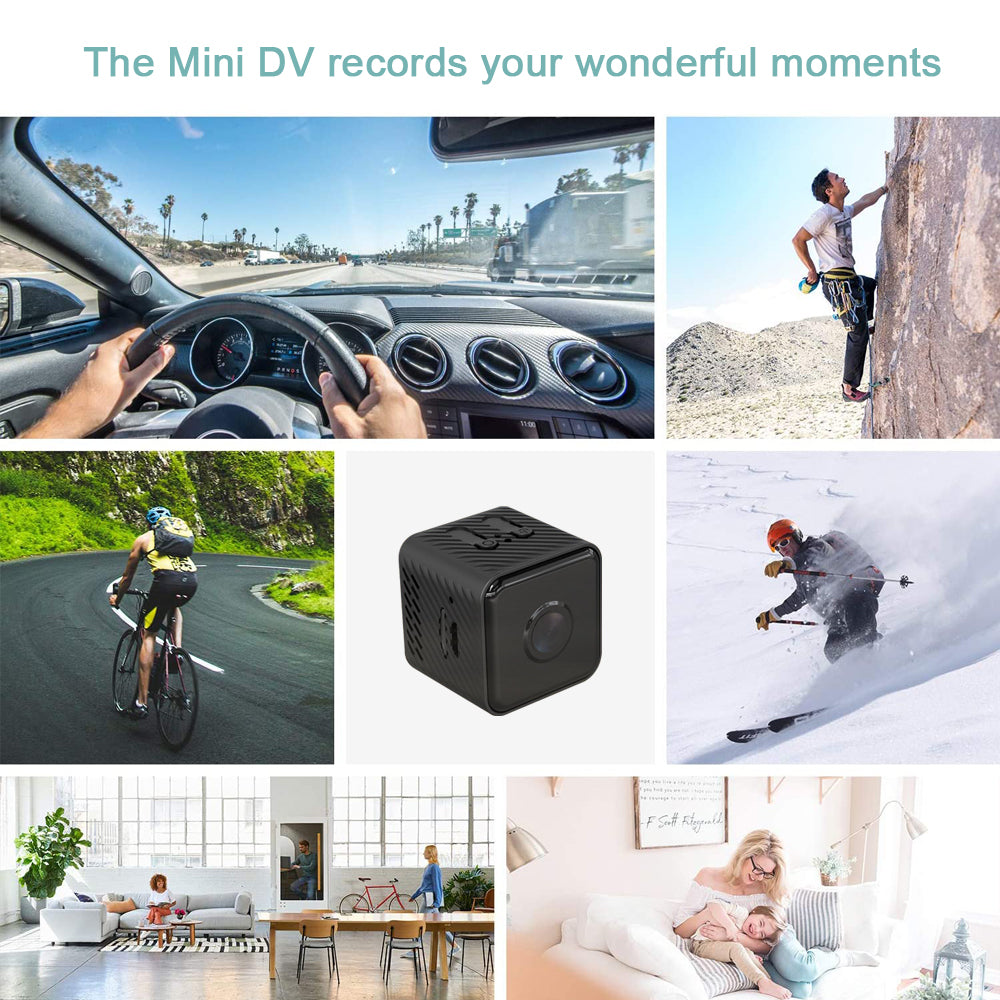 Smart HD Mini WiFi Camera Support Night Vision & Motion Detection & TF Card