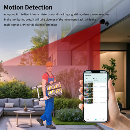 Foldable Wired Indoor Black 1080P HD AC Powered WiFi Surveillance Home Security Camera