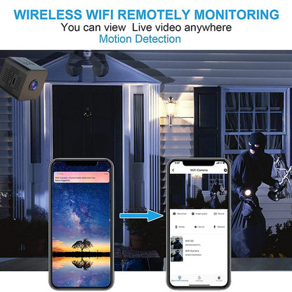 1080P Small Cube Mini HD WiFi Camera, Support Infrared Night Vision & Motion Detection
