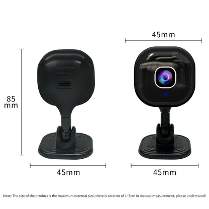 Smart 1080P Indoor Security Camera with 2-Way Audio Siren for Baby Monitor, Dog Camera w/Motion Detection
