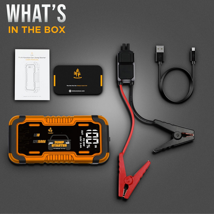 Portable Car Battery Jump Starter 1500A | EcoNour Battery Booster