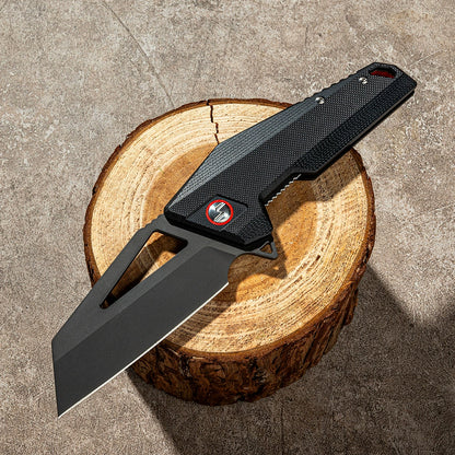 Damascus VG10 Fixed-Blade Camping Knife detail view