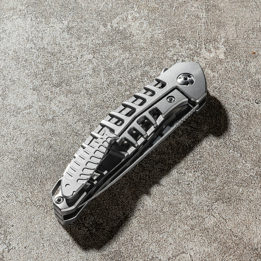 S35VN Powder Steel Unsharpened Outdoor Knife detail view