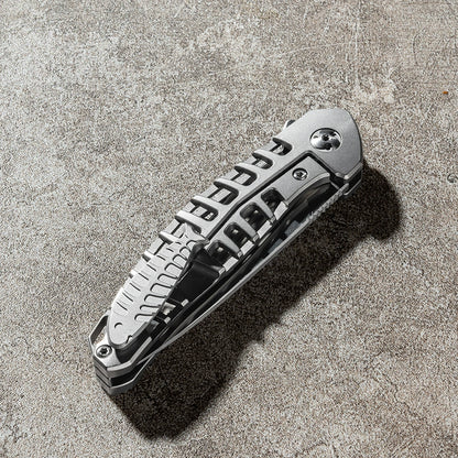 S35VN Powder Steel Unsharpened Outdoor Knife detail view