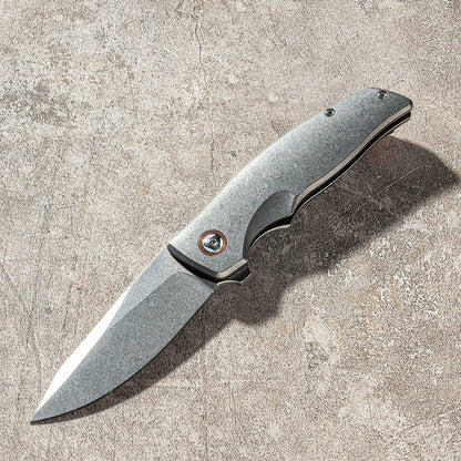 Damascus VG10 Tactical Folding Knife detail view