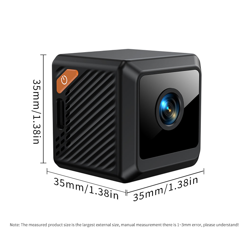 1080P Small Cube Mini HD WiFi Camera,Night Vision, Ideal for Home & Outdoor Security Surveillance