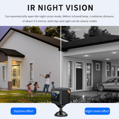 1080P Small Cube Mini HD WiFi Camera,Night Vision, Ideal for Home & Outdoor Security Surveillance