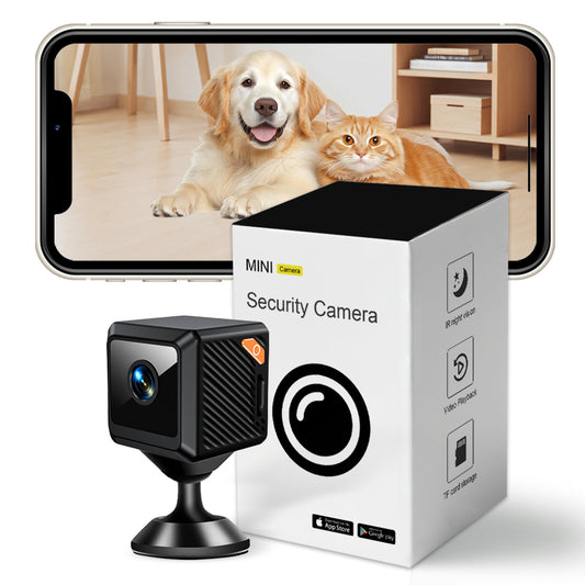 1080P Small Cube Mini HD WiFi Camera,Night Vision, Ideal for Home & Outdoor Security Surveillance