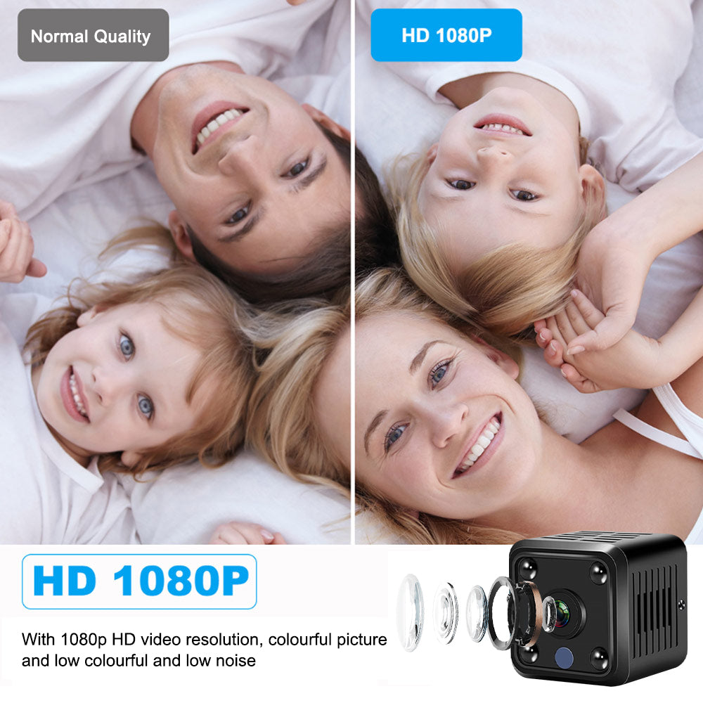 X6D Small Square HD Camera 2.4GHz Wifi Home Security System