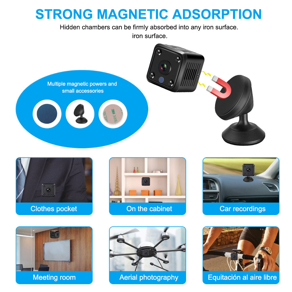 X6D Small Square HD Camera 2.4GHz Wifi Home Security System