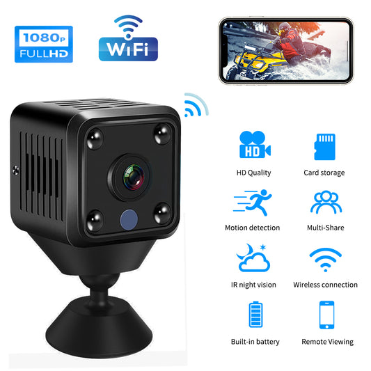 X6D Small Square HD Camera 2.4GHz Wifi Home Security System