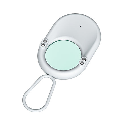 Sleek white anti-spy camera finder featuring infrared scanning technology and compact design.