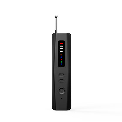 The complete Tactical Outland anti-spy detector unit with all sensors and indicators visible.