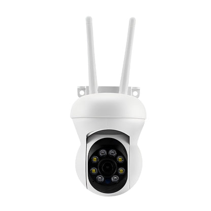 Professional shot of the Tactical Outland 360 camera showing high-gain dual antennas.