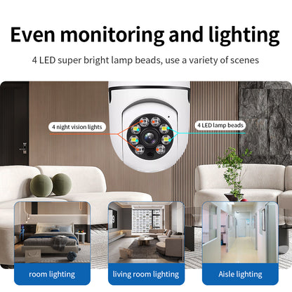 Showing two mounting methods: direct E27 socket plug-in or wall-mounted with bracket.