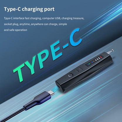 Tactical Outland hidden device detector featuring a universal Type-C charging port for fast and convenient power anywhere.