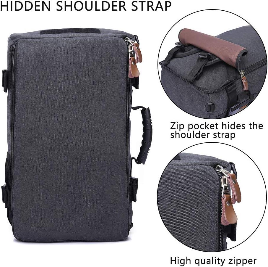 19" Men's Convertible Canvas Travel Backpack