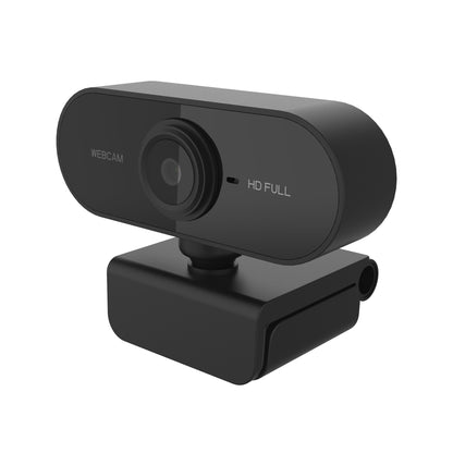 HD driver-free webcam with integrated USB data cable for instant laptop connection.