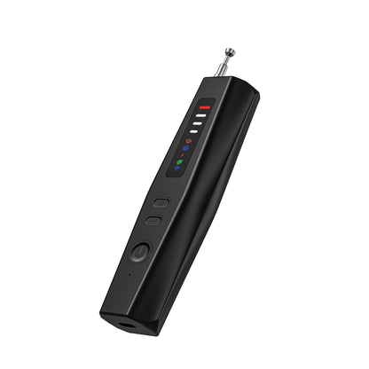 Tactical Outland camera seeker with active LED status lights showing signal strength levels.