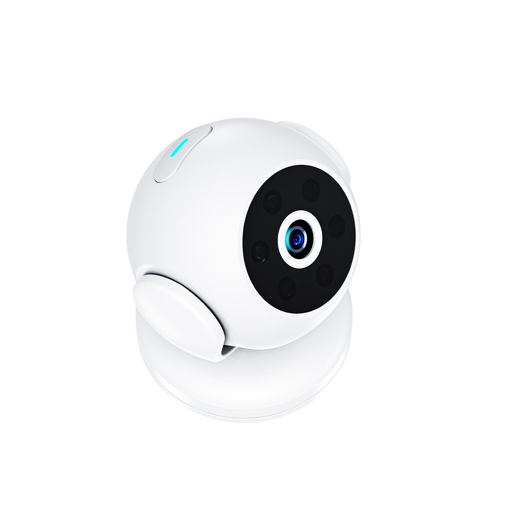 Intuitive mobile app interface for controlling the smart WiFi camera settings and live feed.