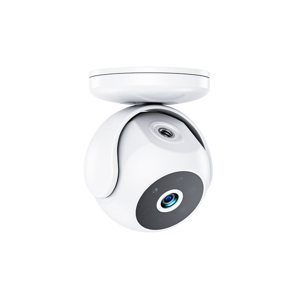 Motion-activated security alerts sent to a smartphone via the smart home camera app.