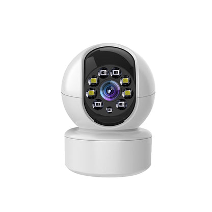 Detailed view of the 8 LED array on the Tactical Outland 360 view security camera for enhanced night vision.