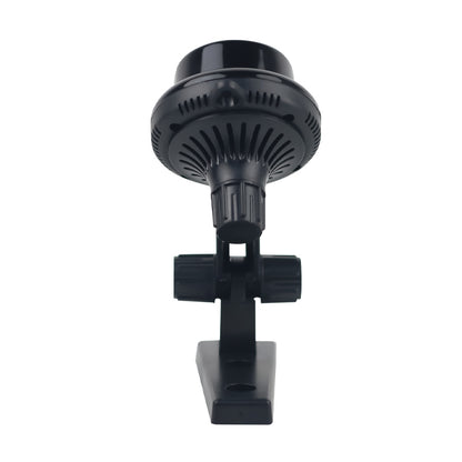 Rear view of the Tactical mini spy camera showing the ventilation holes and mounting point on the stand.