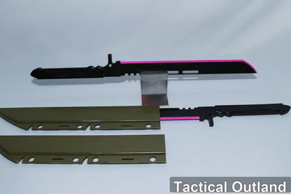 Black Pink Dual Katana Cosplay Set by Tactical Outland, product view 3