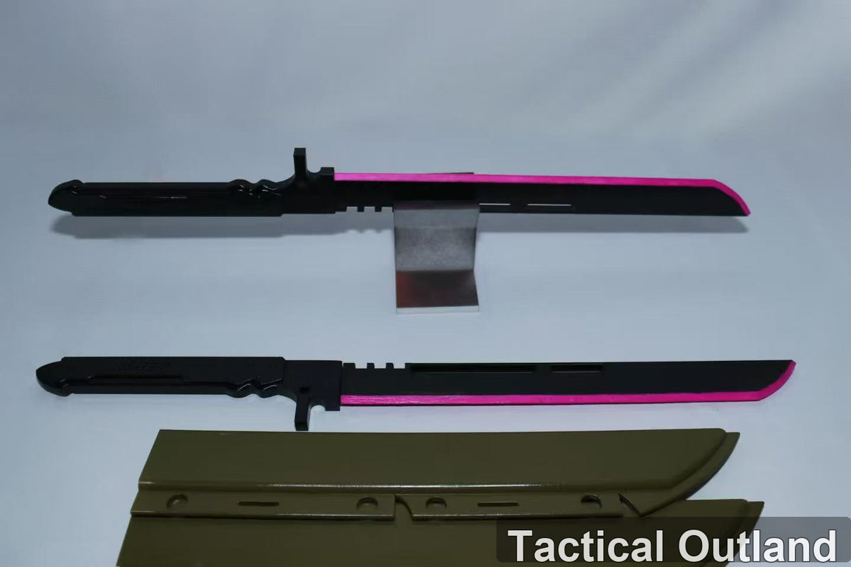 Black Pink Dual Katana Cosplay Set by Tactical Outland, product view 5