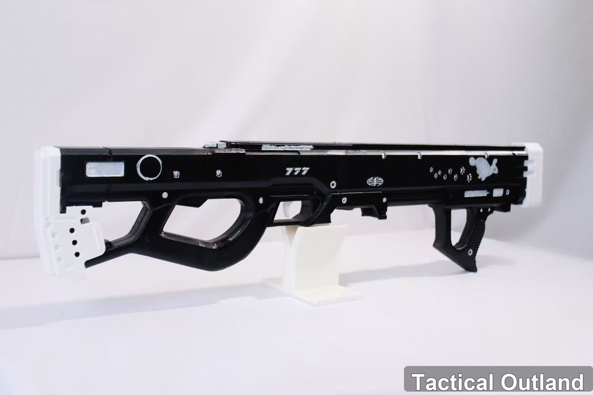 Black Sci-Fi Shotgun Cosplay Prop by Tactical Outland, product view 3