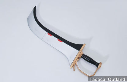 Black Silver Pirate Cutlass Cosplay Prop by Tactical Outland, product view 4