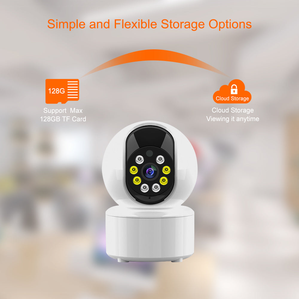 Key security features of Tactical Outland camera including 360 view and night vision.