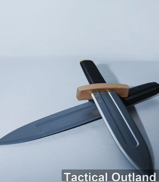 Dual Silver Fantasy Daggers Cosplay Set by Tactical Outland, product view 1