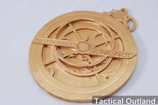 Gold Fantasy Emblem Medallion Cosplay Accessory by Tactical Outland, product view 1