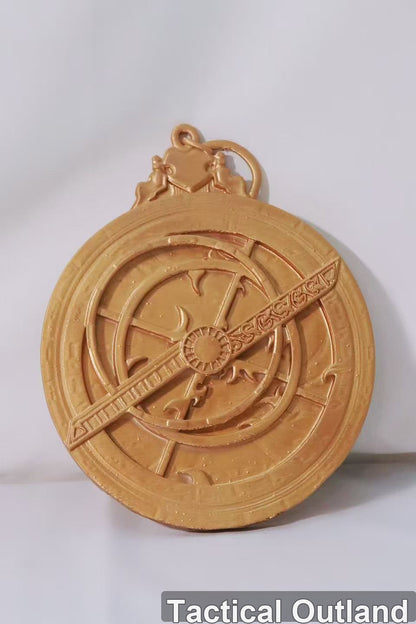 Gold Fantasy Emblem Medallion Cosplay Accessory by Tactical Outland, product view 2