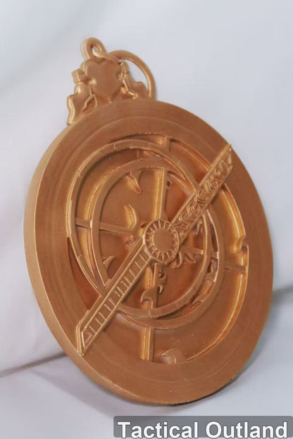 Gold Fantasy Emblem Medallion Cosplay Accessory by Tactical Outland, product view 4