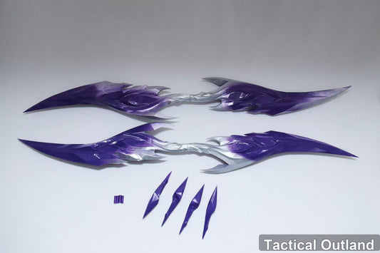 Purple Quad-Blade Shuriken Cosplay Set by Tactical Outland, product view 1