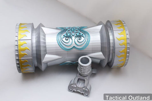 Silver Blue Fantasy Hammer Cosplay Prop by Tactical Outland, product view 1