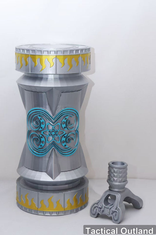 Silver Blue Fantasy Hammer Cosplay Prop by Tactical Outland, product view 2