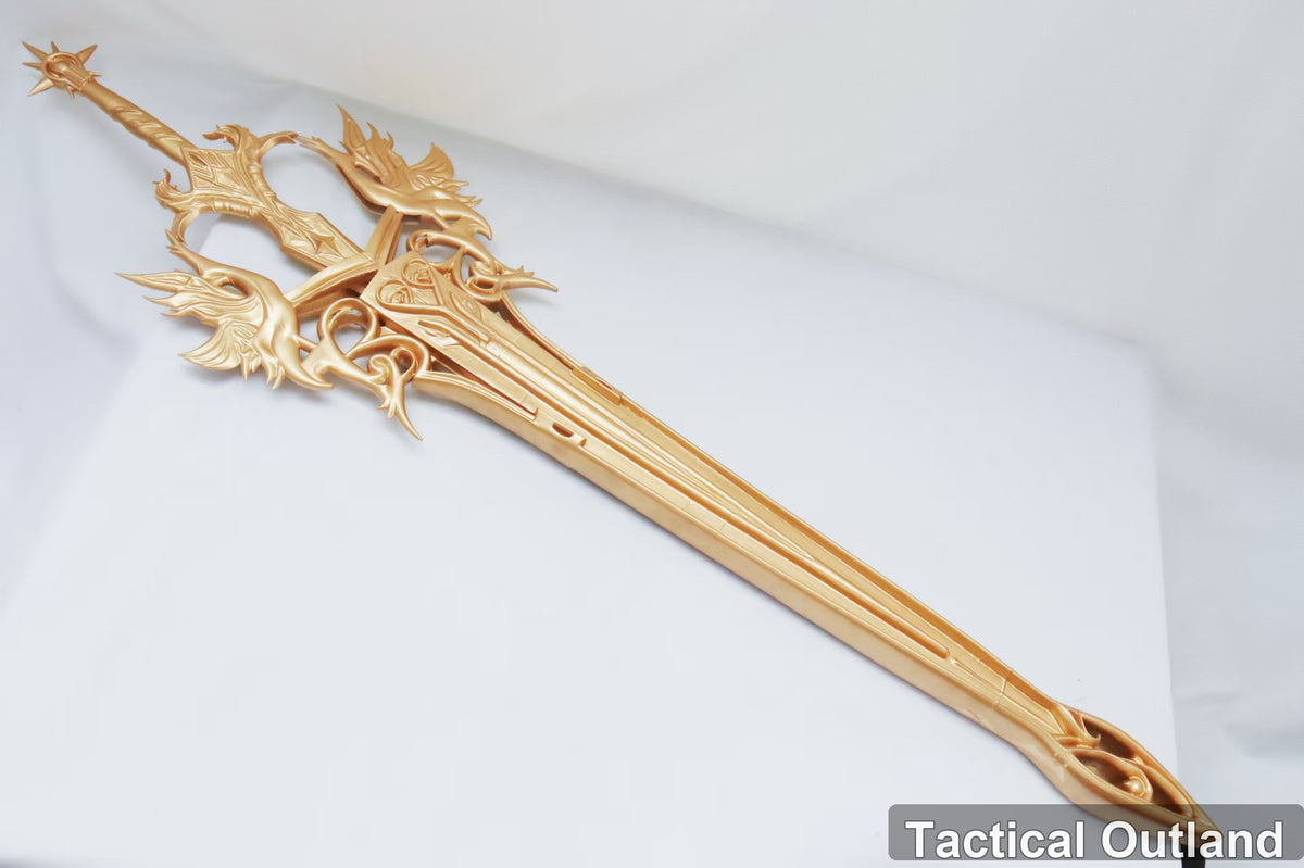 Soul Land Golden Fantasy Sword Cosplay Prop by Tactical Outland, product view 2