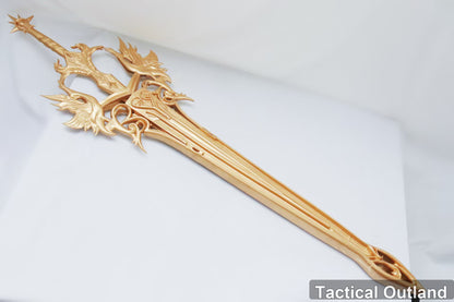 Soul Land Golden Fantasy Sword Cosplay Prop by Tactical Outland, product view 2
