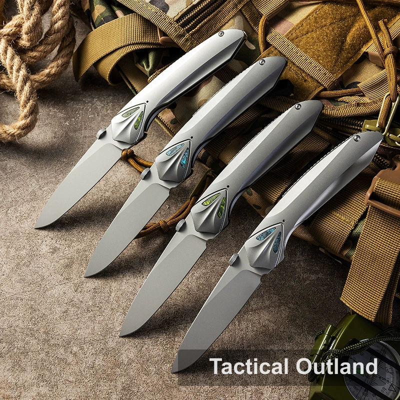 VG10 aluminum-alloy folding knife lifestyle view